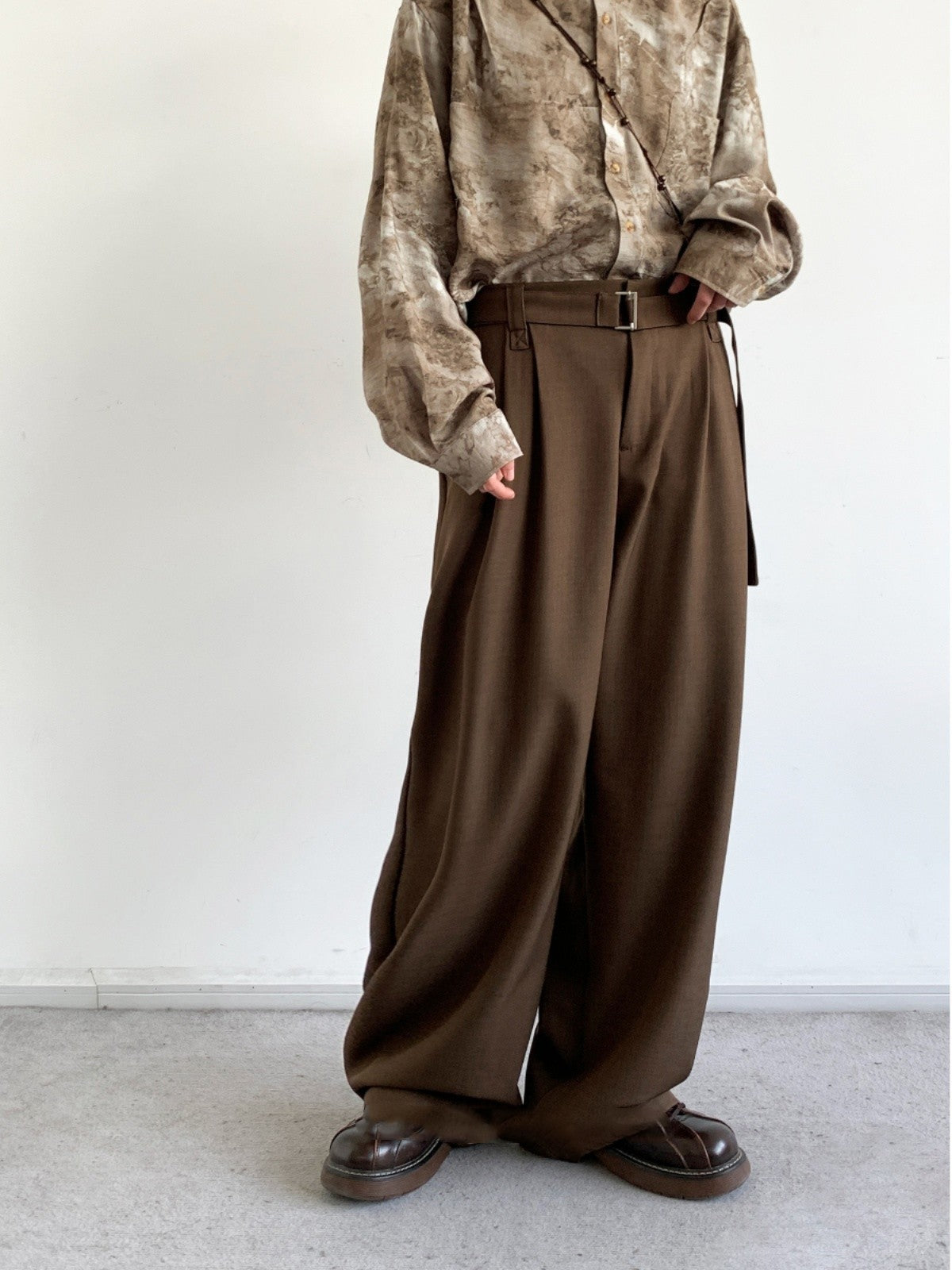 Loose-style Retro Drooping Pants