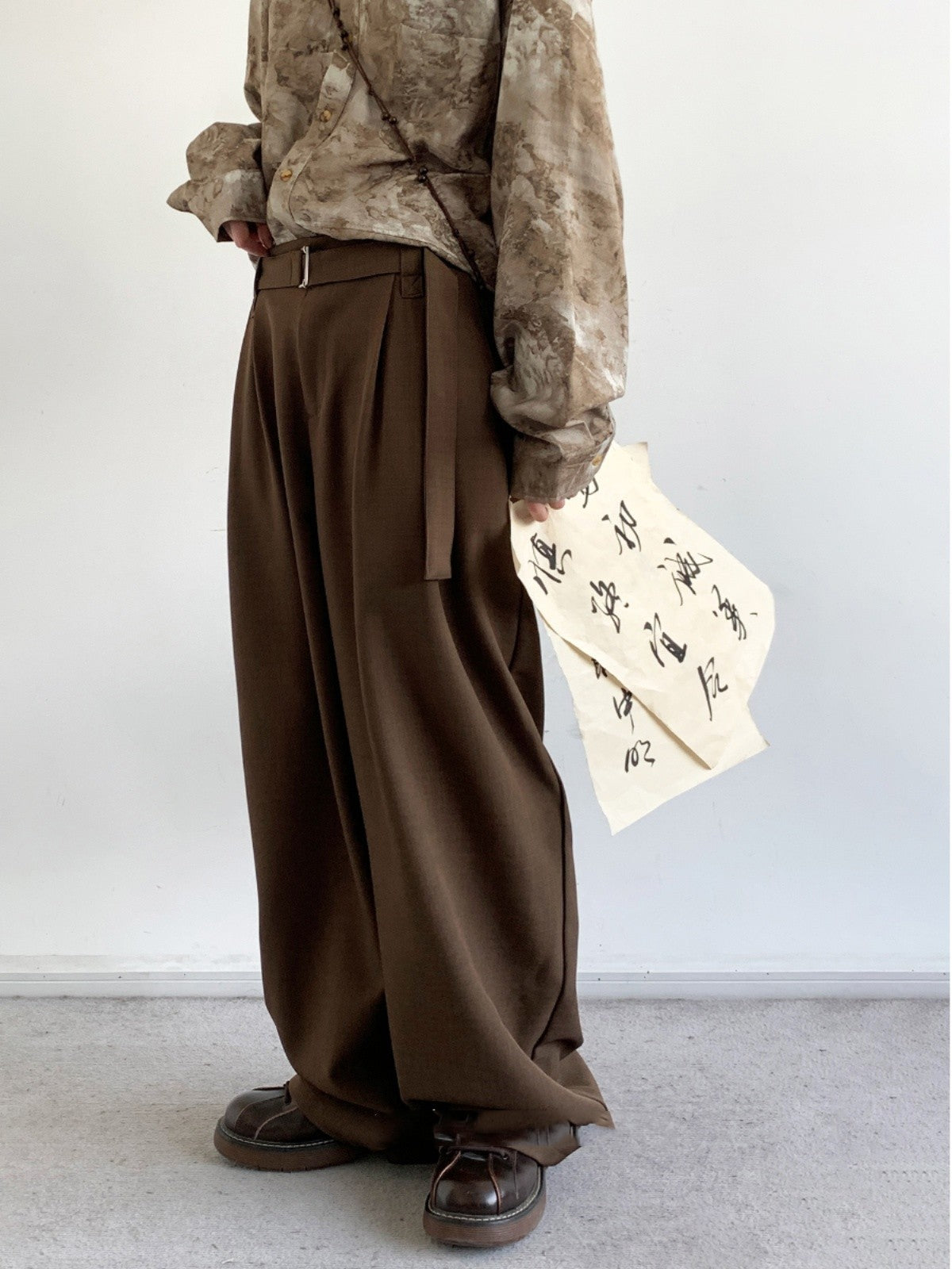 Loose-style Retro Drooping Pants