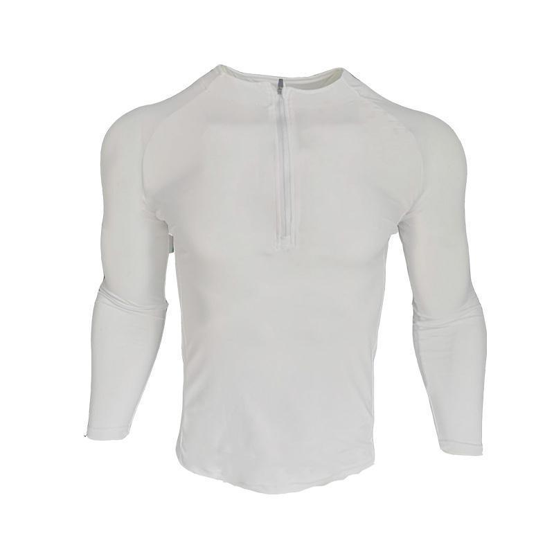 Fitness Zipper Neck Shirt