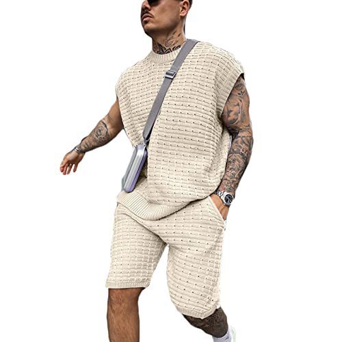 Men's Loose Trendy Short-sleeved Shirt And Shorts Two-piece Suit