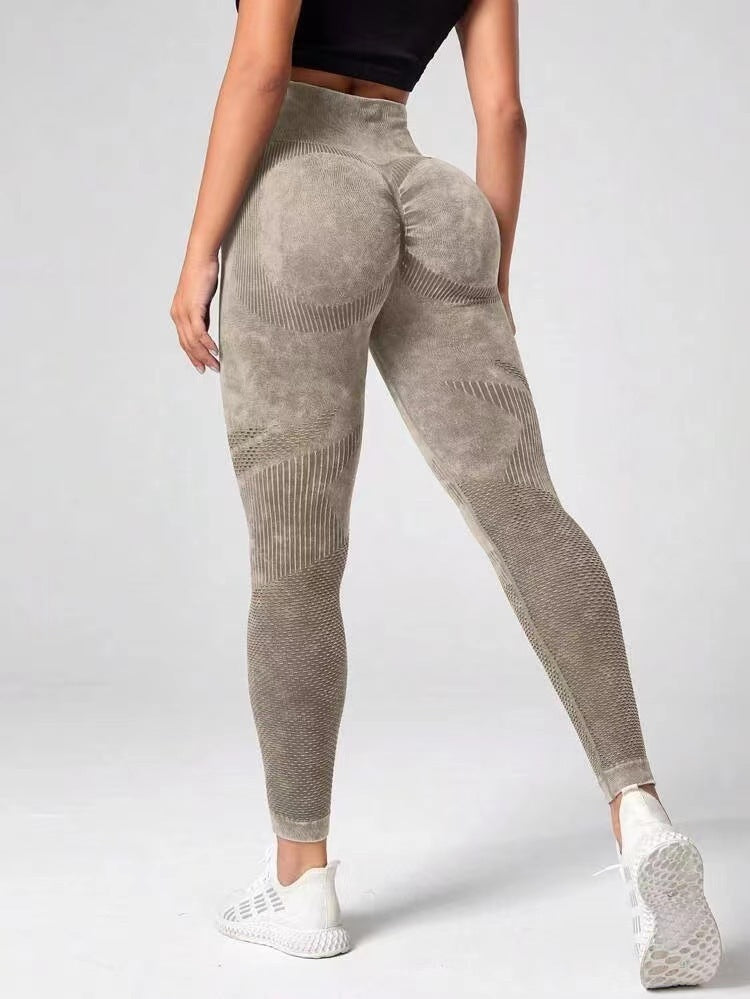 Fitness Hollow Design Seamless Leggings