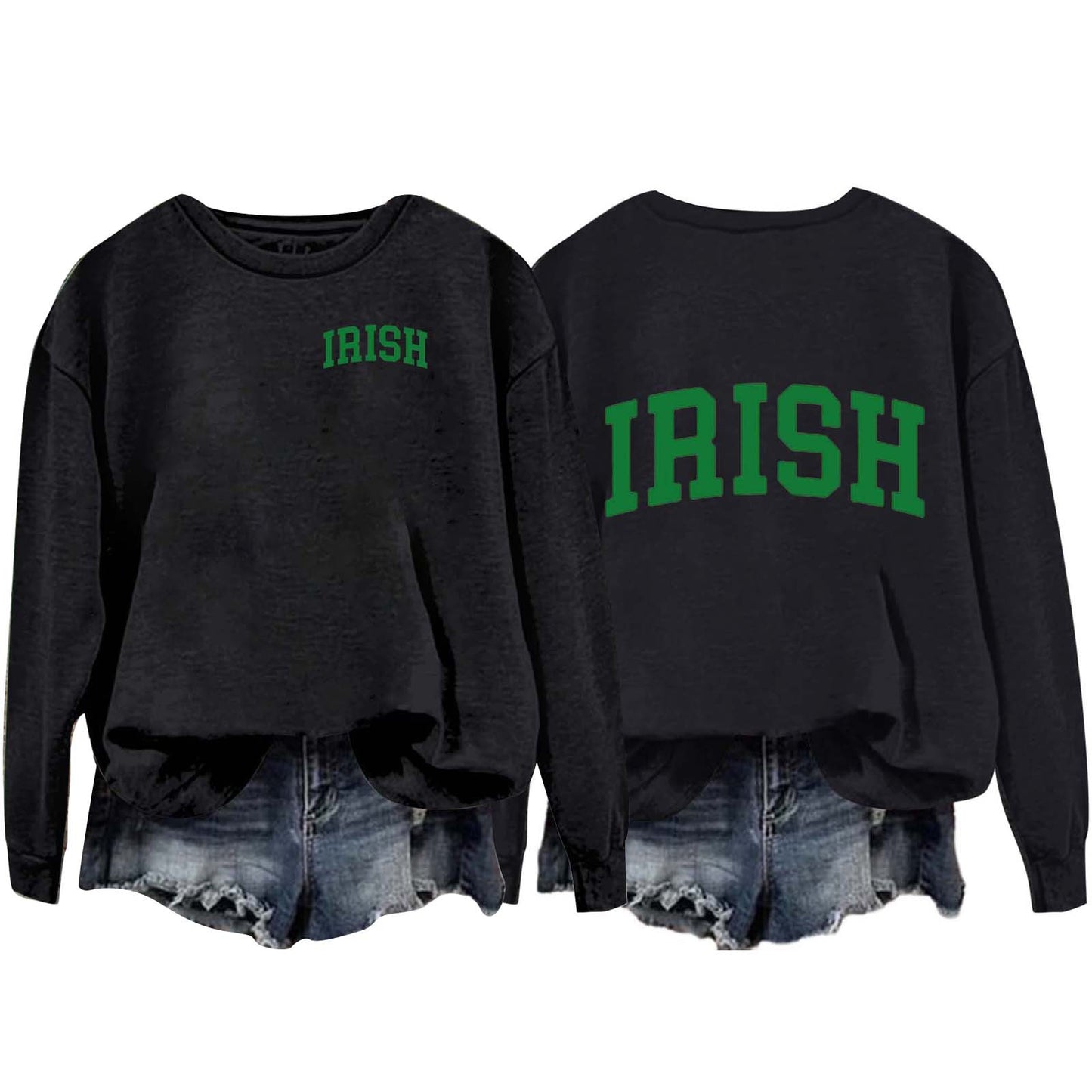 Women's Round Neck Pullover Irish