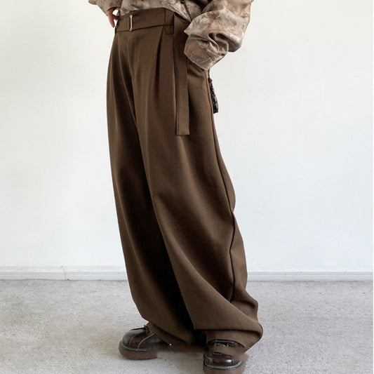 Loose-style Retro Drooping Pants