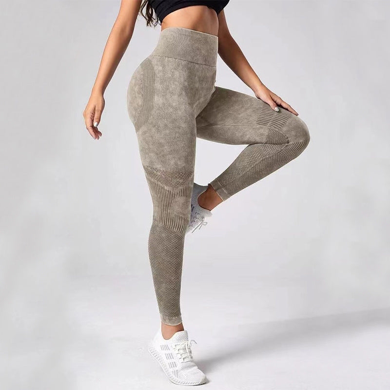 Fitness Hollow Design Seamless Leggings