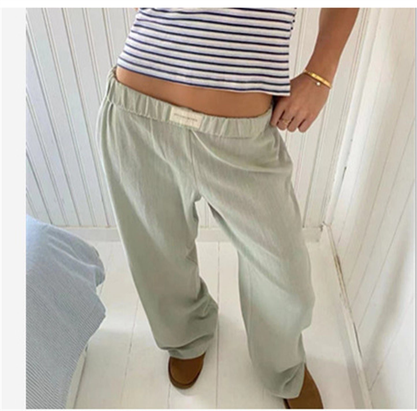 Loose High Waist Trousers